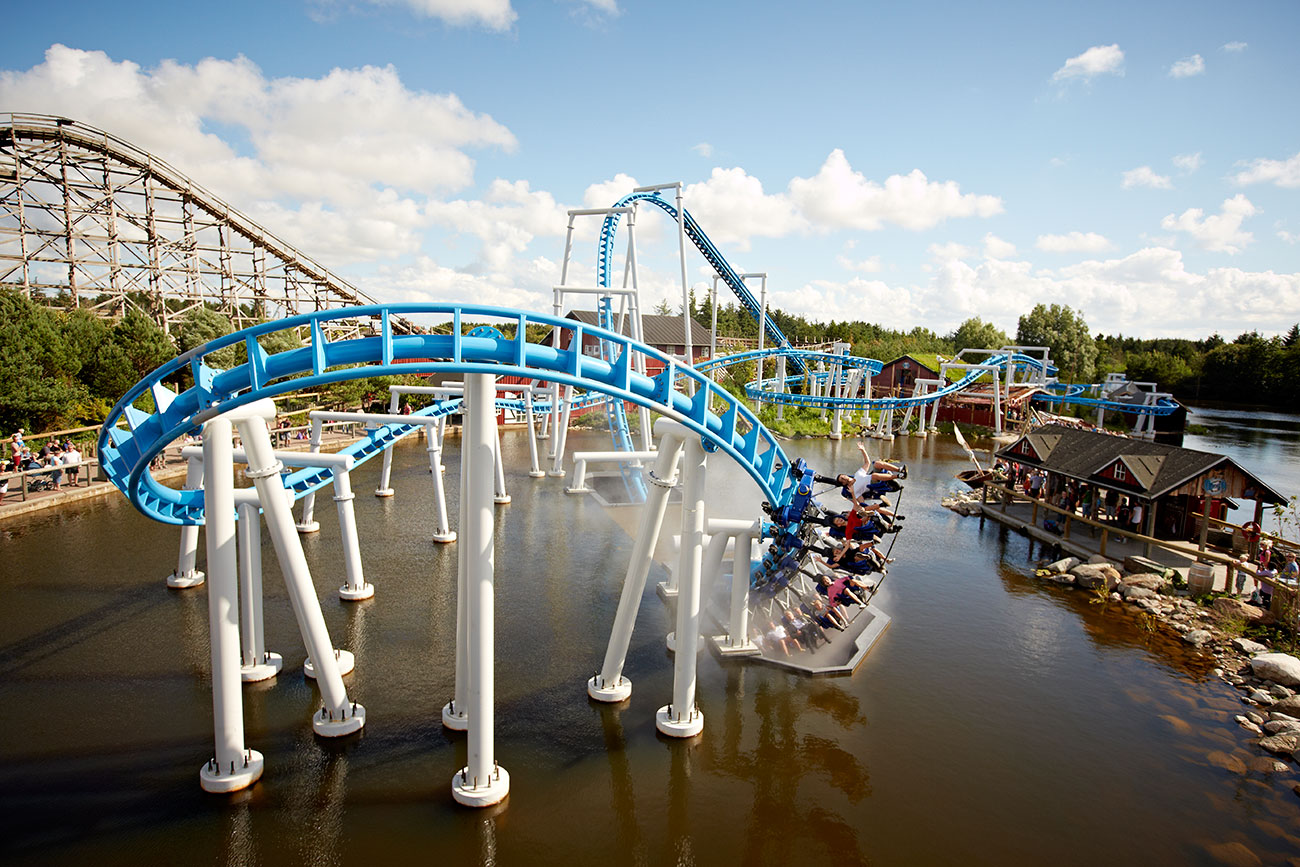 Orkanen - Try a windy roller coaster ride - Fårup Sommerland